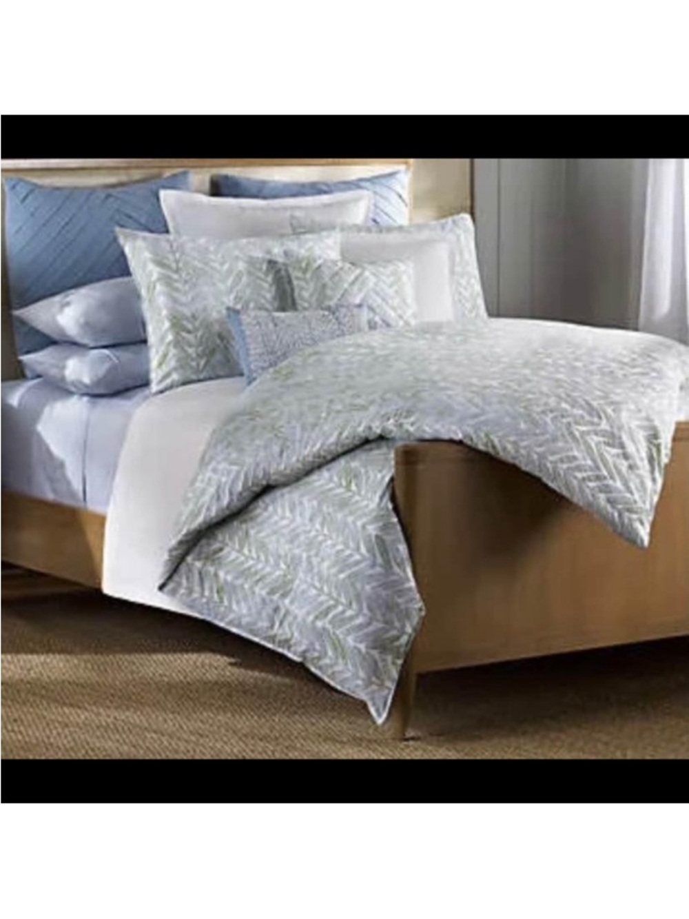 Barbara Barry SeaLeaves Full/Queen
Duvet Cover NEW